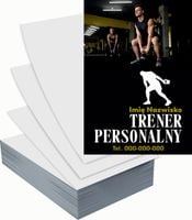 Ulotki A6 reklamowe firmowe 100 szt projekt w cenie TRENER PERSONALNY