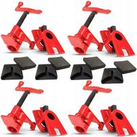 4-SZT ŚCISK STOLARSKI RUROWY BEZKOŃCOWY 3/4" + ZABEZPIECZENIE