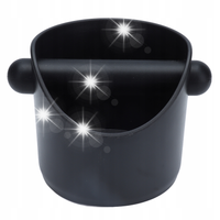 Ukośna czarna kawa Knock Box Fusy Box Knock Bin
