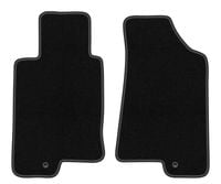 Dywaniki przednie welurowe czarne do: Hummer H3 2005-2010 SUV