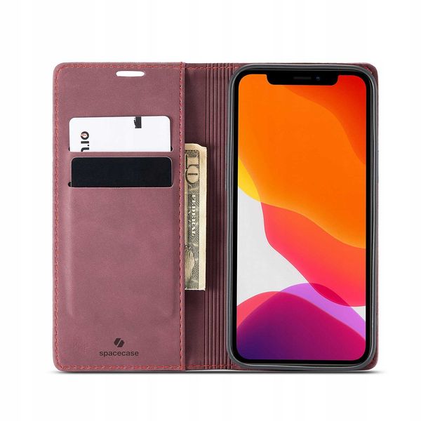 Spacecase Wallet Iphone 12 Pro Max Red zdjęcie 13