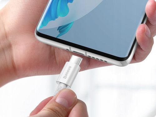 BASEUS MOCNY KABEL USB-C SZYBKIE ŁADOWANIE PRZEWÓD TYP-C PD 100W 5A QC 2M na Arena.pl