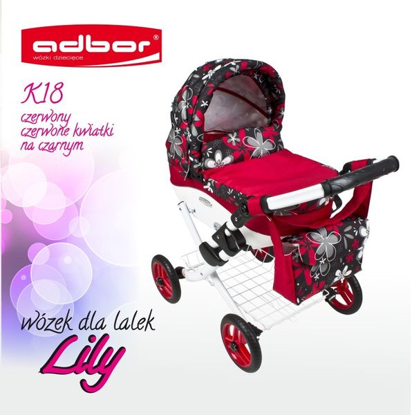 WÓZEK DLA LALEK LOLA K08 + TOREBKA DeLuXe zdjęcie 16