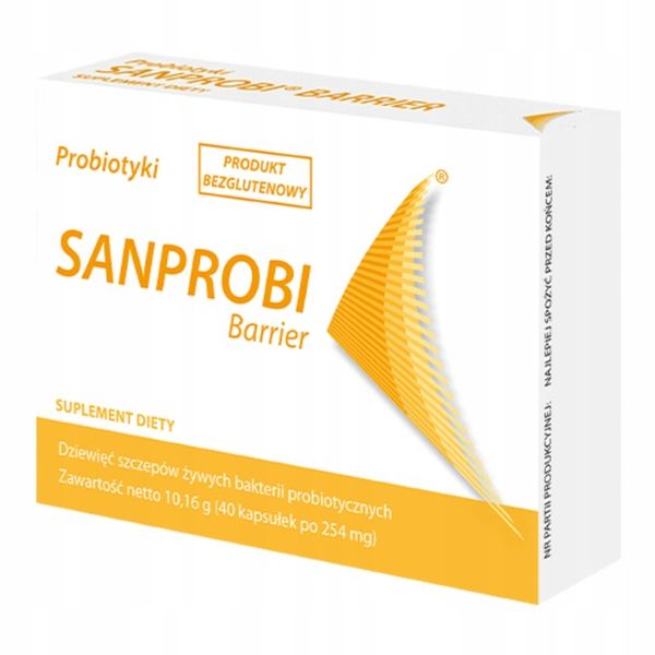 SANPROBI Barrier probiotyk 40 kapsułek zdjęcie 1