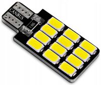 ŻARÓWKA 24 LED CANBUS W5W T10 ŻARÓWKI BIAŁE MOCNE