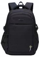 Plecak szkolny wielokomorowy czarny