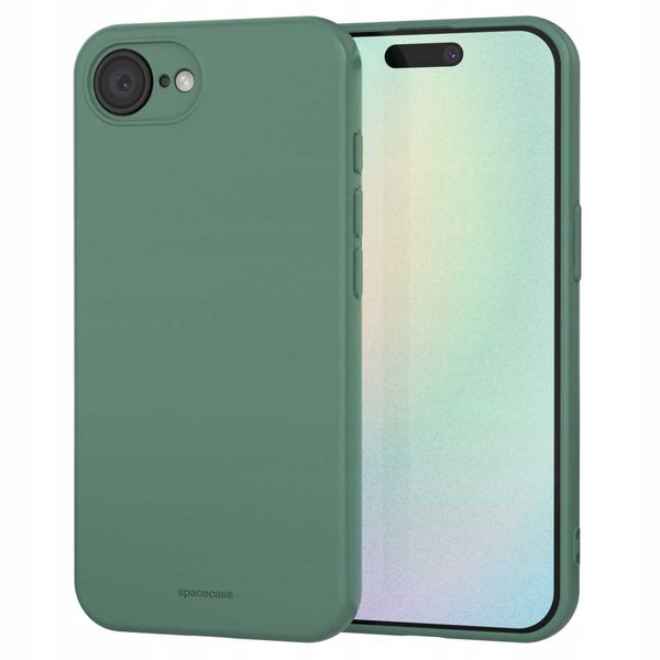 Spacecase Silicone Case 3.0 Iphone 16E Dark Green zdjęcie 2
