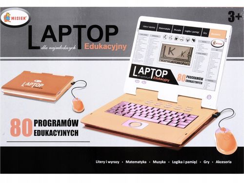 LAPTOP EDUKACYJNY 80 PROGRAMÓW USB KOMPUTER DLA DZIECKA DO NAUKI W DOMU na Arena.pl
