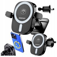 UCHWYT NA TELEFON DO SAMOCHODU ŁADOWARKA INDUKCYJNA SAMOCHODOWA 15W GRATIS