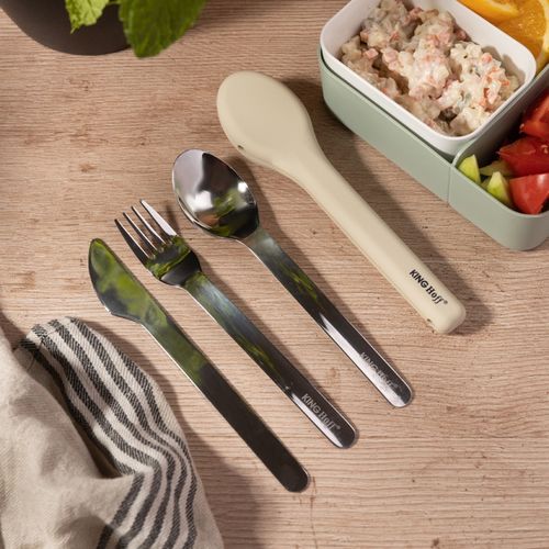 zestaw sztućców w etui do lunch boxów diet box kinghoff kh-1954 na Arena.pl