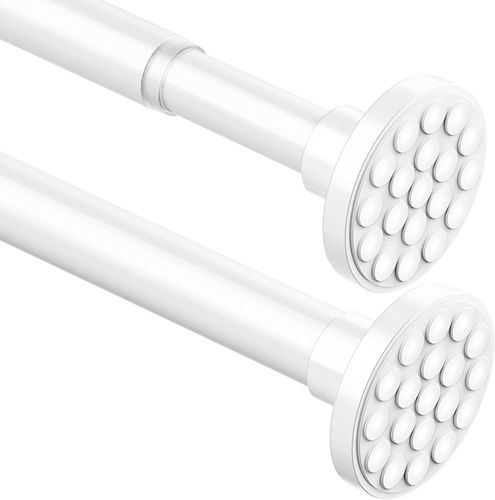 Drążek prysznicowy rozciągany bez wiercenia 160-220 cm Φ32 mm biały na Arena.pl