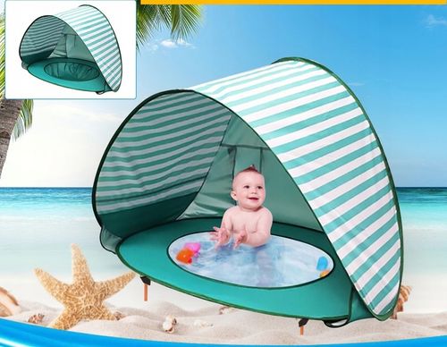 Namiot Plażowy Basen Parawan z Brodzikiem 120cm na Arena.pl