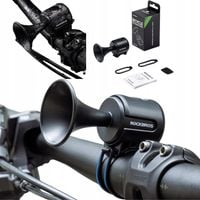 DZWONEK ROWEROWY ELEKTRONICZNY DZWONEK RETRO ROCKBROS GŁOŚNY - CZARNY