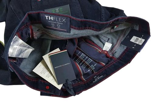 Męskie jeansy Tommy Hilfiger Bleecker -Slim MW0MW15600 granatowe - W38/L30 na Arena.pl