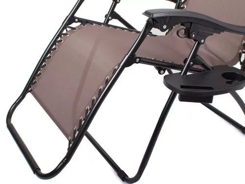 Leżak ogrodowy fotel plażowy składany gravity zero na Arena.pl