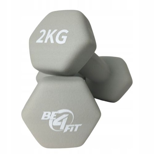 Zestaw Hantli Ciężarki Hantle Neoprenowe Żeliwne do Ćwiczeń 2x 2kg PREZENT na Arena.pl