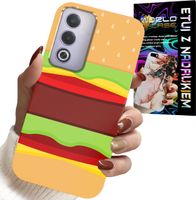 ETUI DO OPPO A80 5G - CASE BURGER CHEESEBURGER OBUDOWA PREZENT