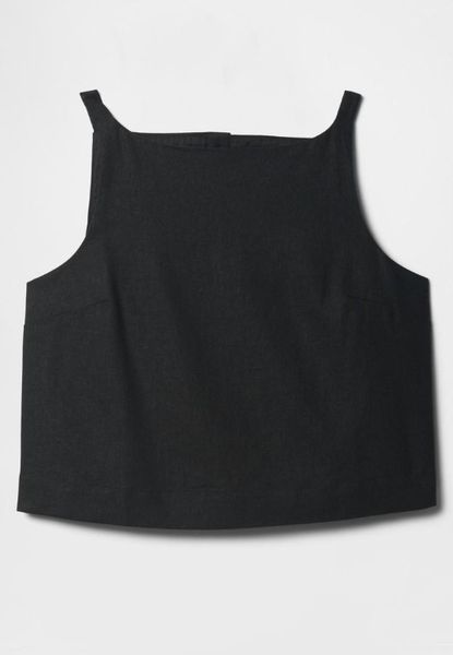 GAP LUKA Top bez rękawów z mieszanki len L zdjęcie 3