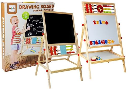 EDUKACYJNA ZABAWA TABLICA KREDOWA ZEGAR MAGNETYCZNY na Arena.pl