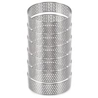 Forma do tartaletek stalowa rant perforowany 7 cm 6 szt.