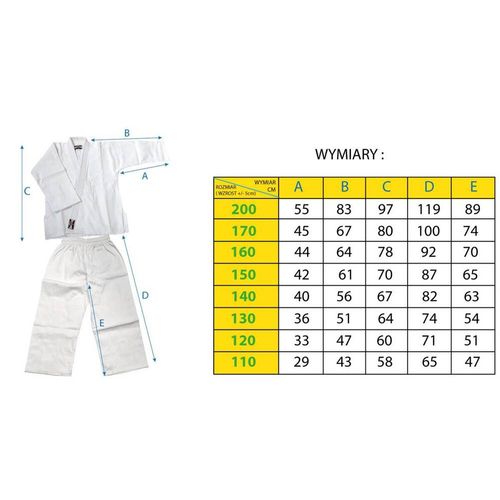 Kimono Ring Star Judo 200 cm Białe na Arena.pl