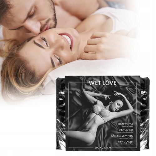 Prześcieradło winylowe, czarne. Czysty seks. na Arena.pl