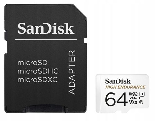 SanDisk High Endurance microSDXC 64 GB na Arena.pl