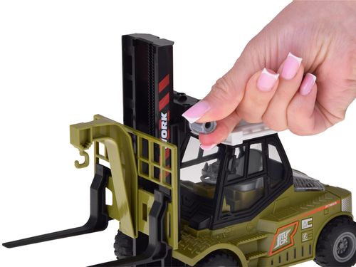 ZABAWKOWY DLA DZIECI WÓZEK WIDŁOWY Z RUCHOMYMI WIDŁAM na Arena.pl