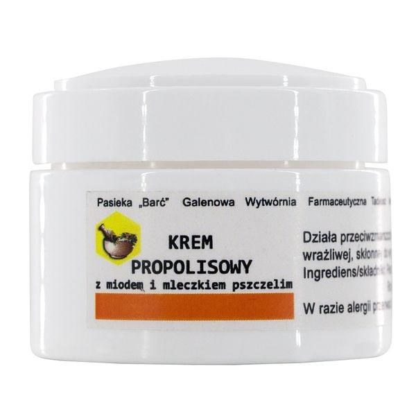 Krem propolisowy z miodem i mleczkiem pszczelim 50ml zdjęcie 1