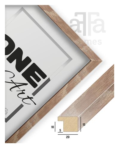 Ramka Hekla wyjątkowa 50x60  MDF plakat sonoma jasna 1szt. na Arena.pl