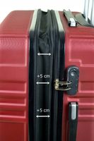 Walizka kabinowa na kółkach z poszerzeniem firmy SunBag model APUS 8082 EX