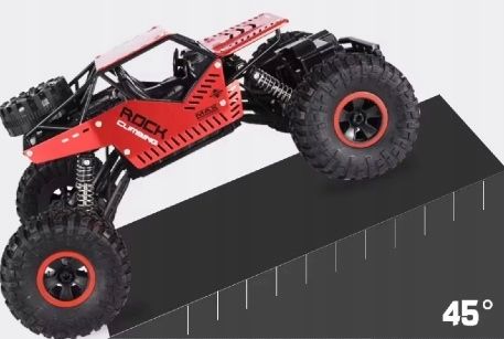 Samochód Zdalnie Sterowany Terenowy Duży 4x4 Akumulator X 2 2400 mAh na Arena.pl