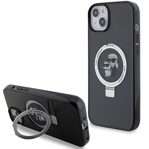 Etui Karl Lagerfeld do iPhone 15 Plus, iPhone 14 Plus, Czarny, MagSafe zdjęcie 1