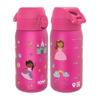 ION8 Różowa butelka na wodę dla dzieci w księżniczki 350 ml