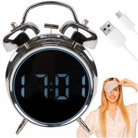 Budzik Elektroniczny Zegar Cyfrowy Retro Głośny Wyraźny Klasyk Stojący