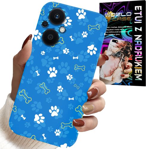 ETUI DO OPPO RENO8 LITE 5G - ŁAPKI KOŚCI PIES PATROL WZORY DLA DZIECI na Arena.pl