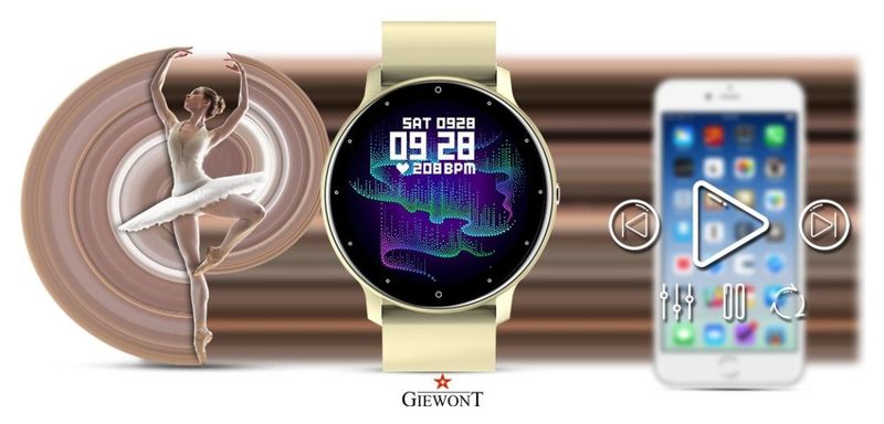 Smartwatch Giewont GW120-6 Ecru-Ecru zdjęcie 13