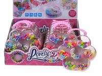 koraliki do nawlekania w pudełeczku kwiatek