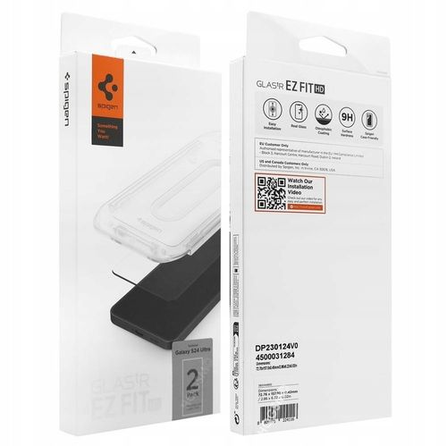 Szkło Hartowane SPIGEN EZ FIT do Galaxy S24 Ultra + APLIKATOR RAMKA 2szt na Arena.pl