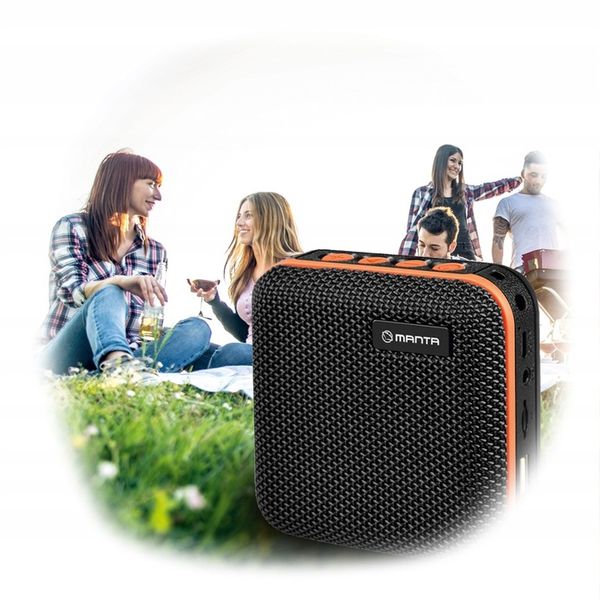 GŁOŚNIK BLUETOOTH Przenośny Bezprzewodowy z radiem MANTA SPK01GO MP3 USB FM zdjęcie 11