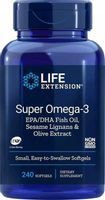 LIFE EXTENSION KWASY OMEGA-3 LIGNANY 240K SEZAM OLIWA