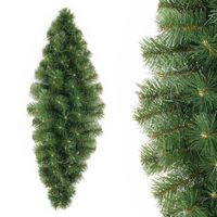 GIRLANDA ŚWIĄTECZNA sztuczna gęsta CHOINKOWA zielona ROGAL 150 cm