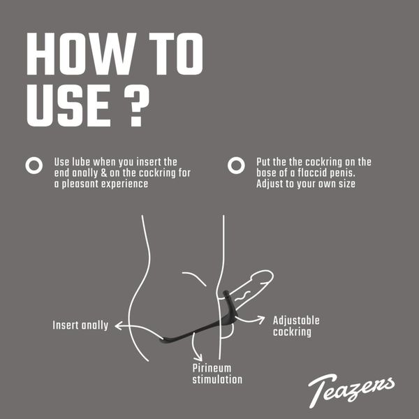 Teazers Triple Prostate Vibrator With Remote zdjęcie 3