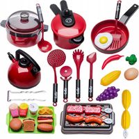 GARNKI ZESTAW KUCHENNY NACZYNIA KUCHNIA CZAJNIK 61 EL