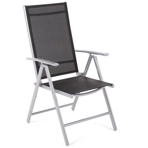 ZESTAW MEBLI IBIZA BASIC SILVER / BLACK 6+1 (912781) na Arena.pl
