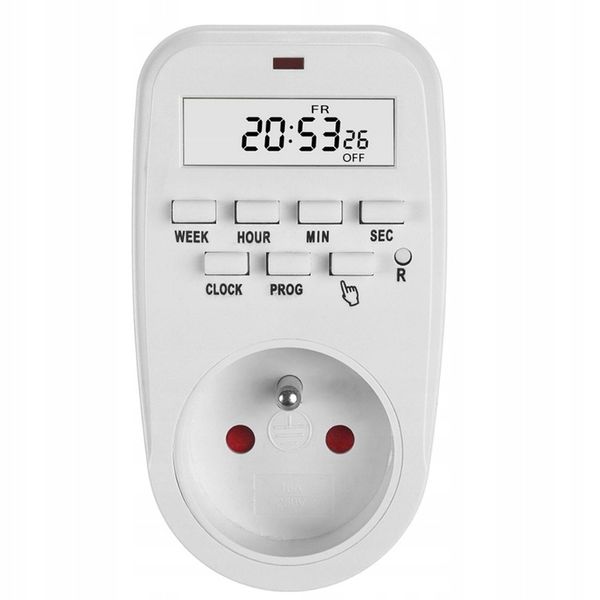 Programator czasowy timer cyfrowy włącznik wyłącznik prądu 3680W GreenBlue zdjęcie 6