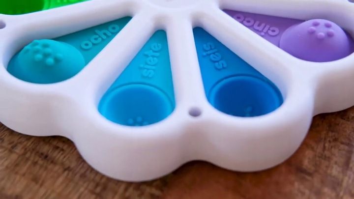 Kolorowe Bąbelki Dimpl Digits Cyferki Literki KLIK zdjęcie 3