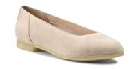 Clarks Baleriny damskie Ffion Ivy - rozmiar 37,5 - różowe, skóra zamszowa