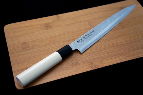 Nóż Yanagi Sashimi 21 cm Satake Nashiji Natural na Arena.pl