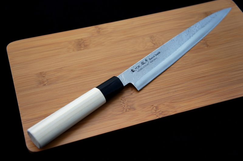Nóż Yanagi Sashimi 21 cm Satake Nashiji Natural zdjęcie 2